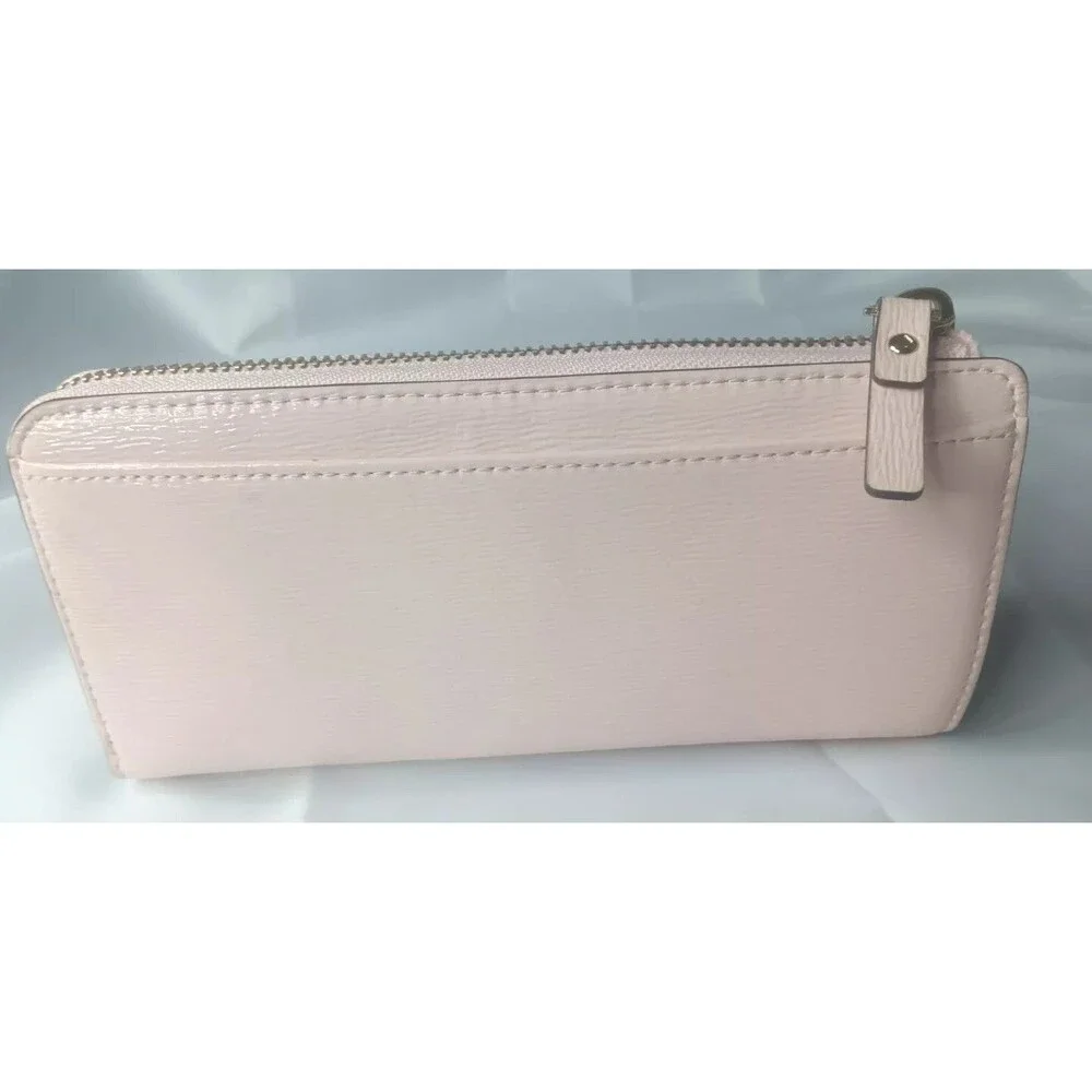 Kate Spade Continental Wallet Beacon Court Nisha Pink Leather Medium Size